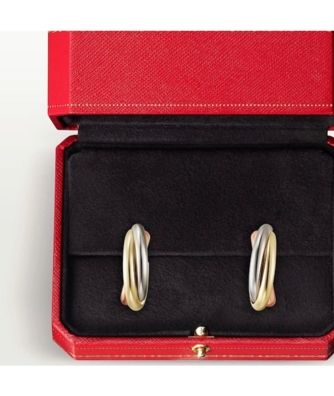 CARTIER Желтые серьги из желтого золота, фото 2