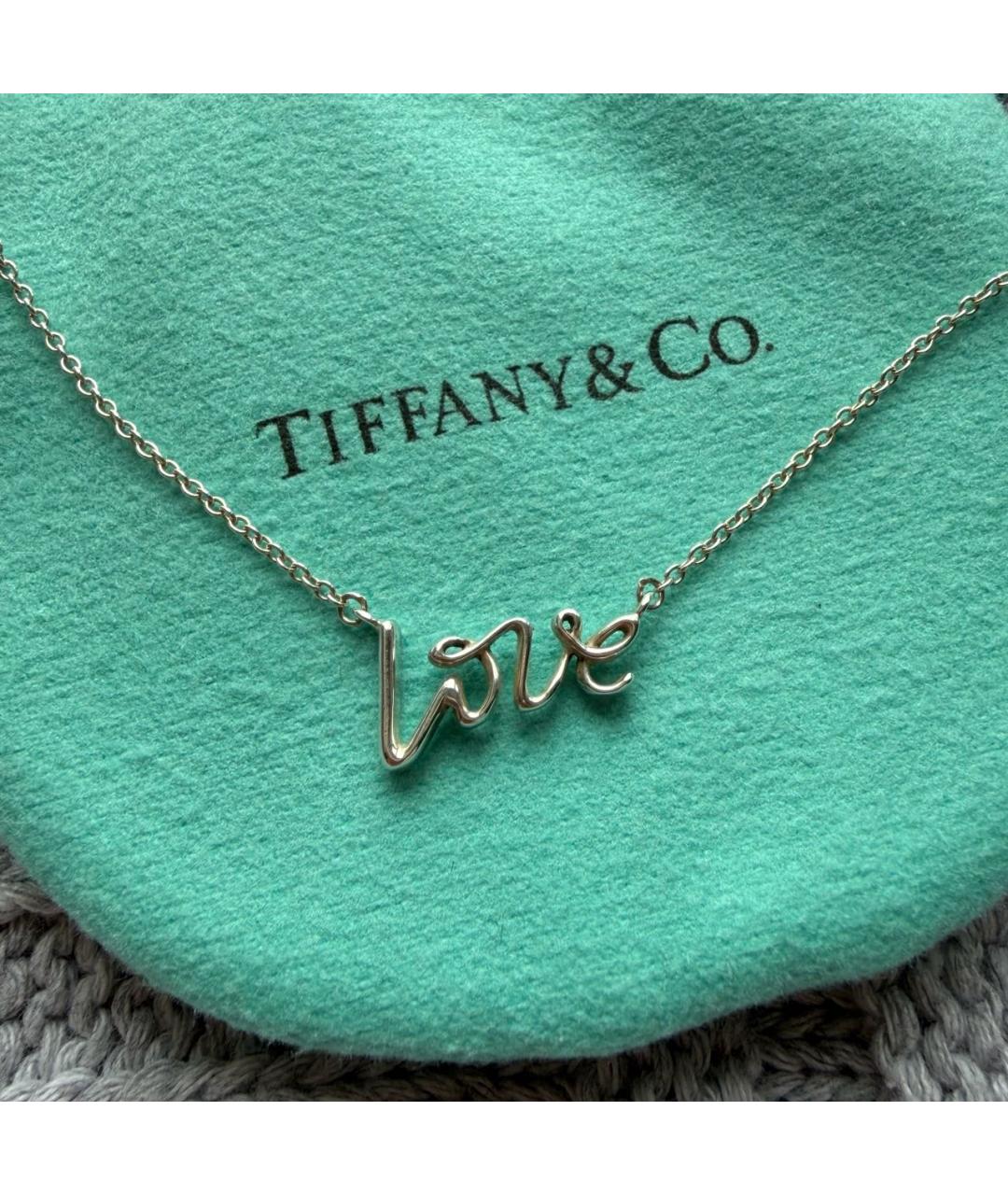 TIFFANY&CO Серебряное серебряное колье, фото 3