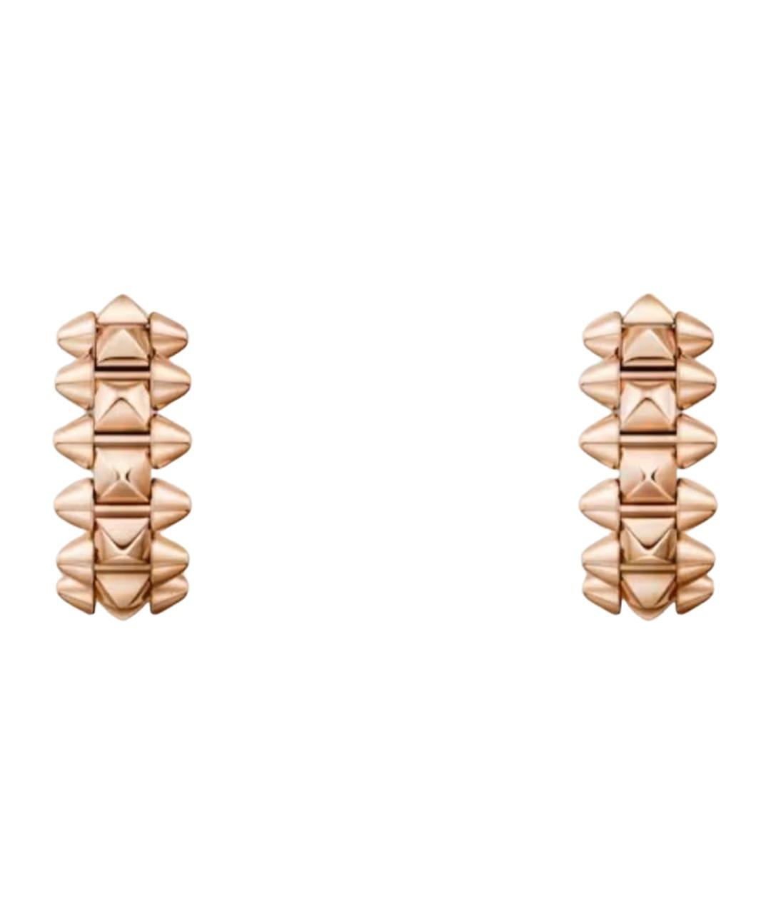 CARTIER Розовые серьги из розового золота, фото 1