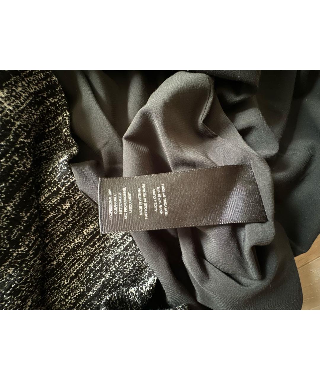 ALICE+OLIVIA Серое вискозное платье, фото 5