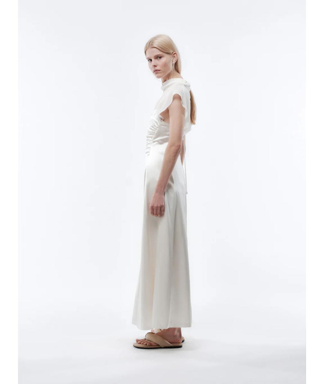 Carven Белое хлопковое коктейльное платье, фото 2