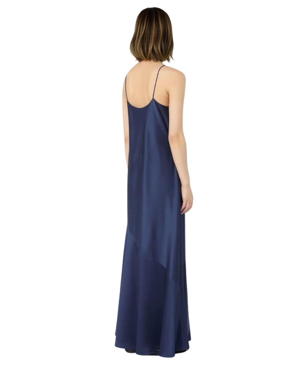 WEEKEND MAX MARA Синее полиэстеровое вечернее платье, фото 4
