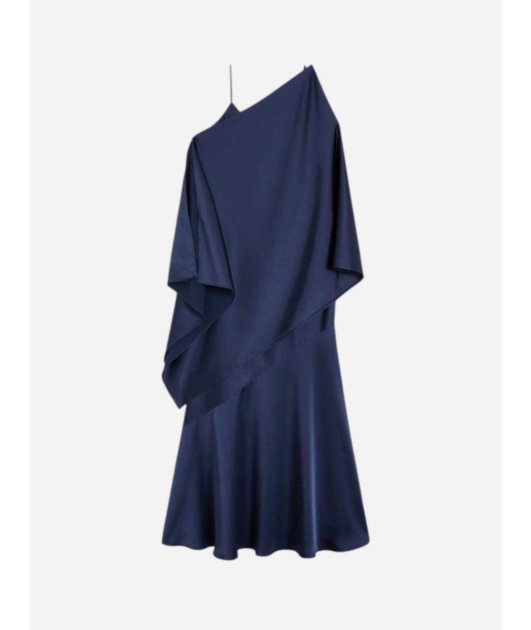 WEEKEND MAX MARA Синее полиэстеровое вечернее платье, фото 1