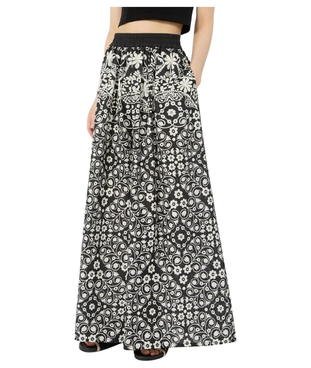 WEEKEND MAX MARA Мульти хлопковые брюки широкие, фото 3