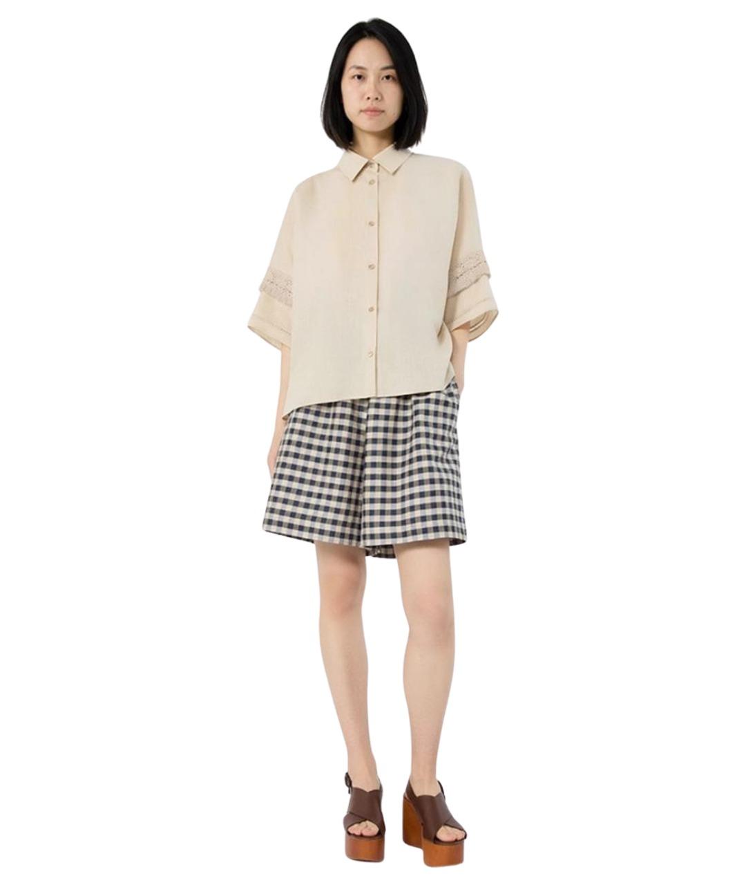 WEEKEND MAX MARA Мульти хлопковые шорты, фото 2