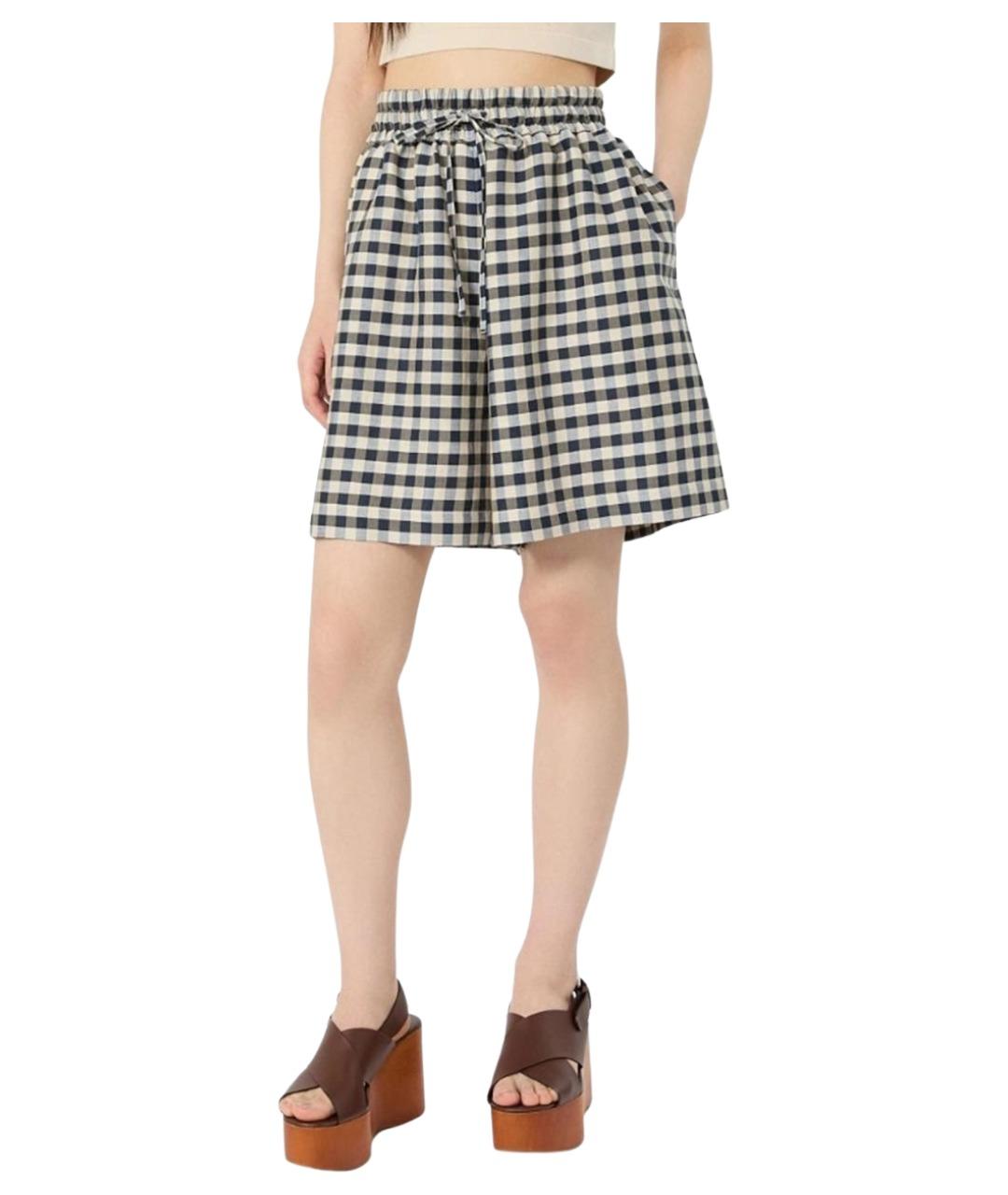 WEEKEND MAX MARA Мульти хлопковые шорты, фото 3