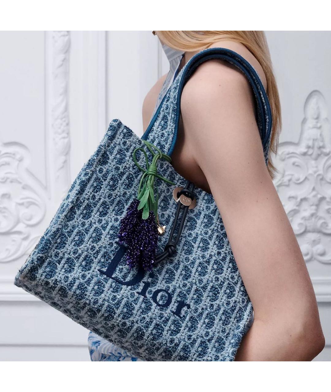 CHRISTIAN DIOR Фиолетовый брелок, фото 2