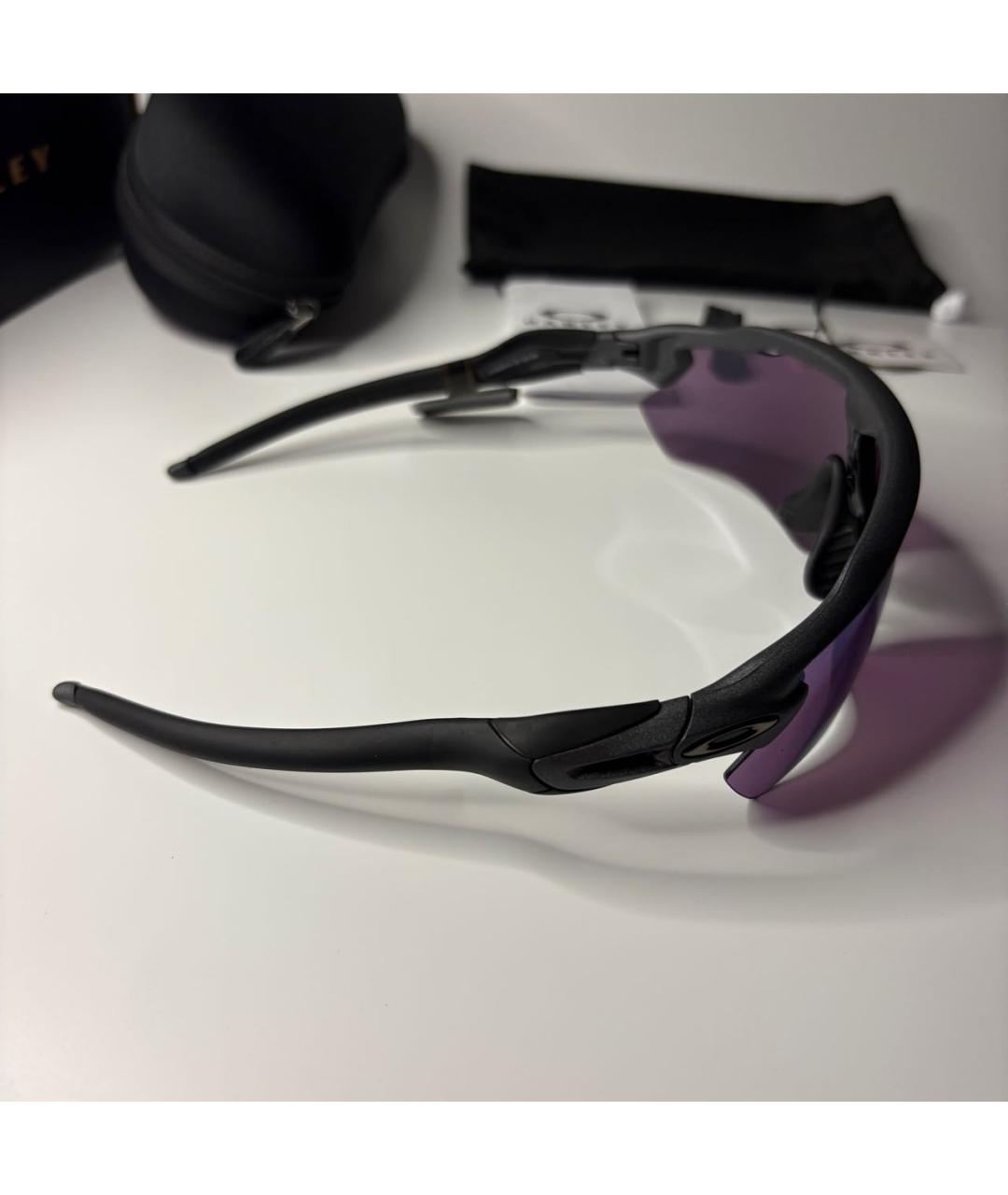 OAKLEY Черные пластиковые солнцезащитные очки, фото 8