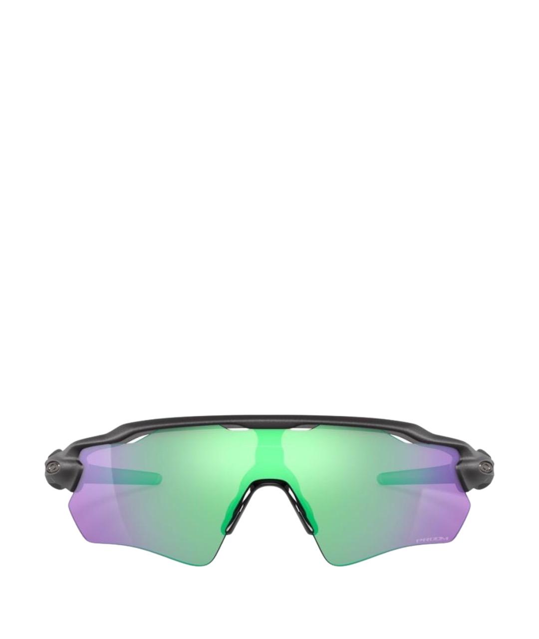 OAKLEY Черные пластиковые солнцезащитные очки, фото 1
