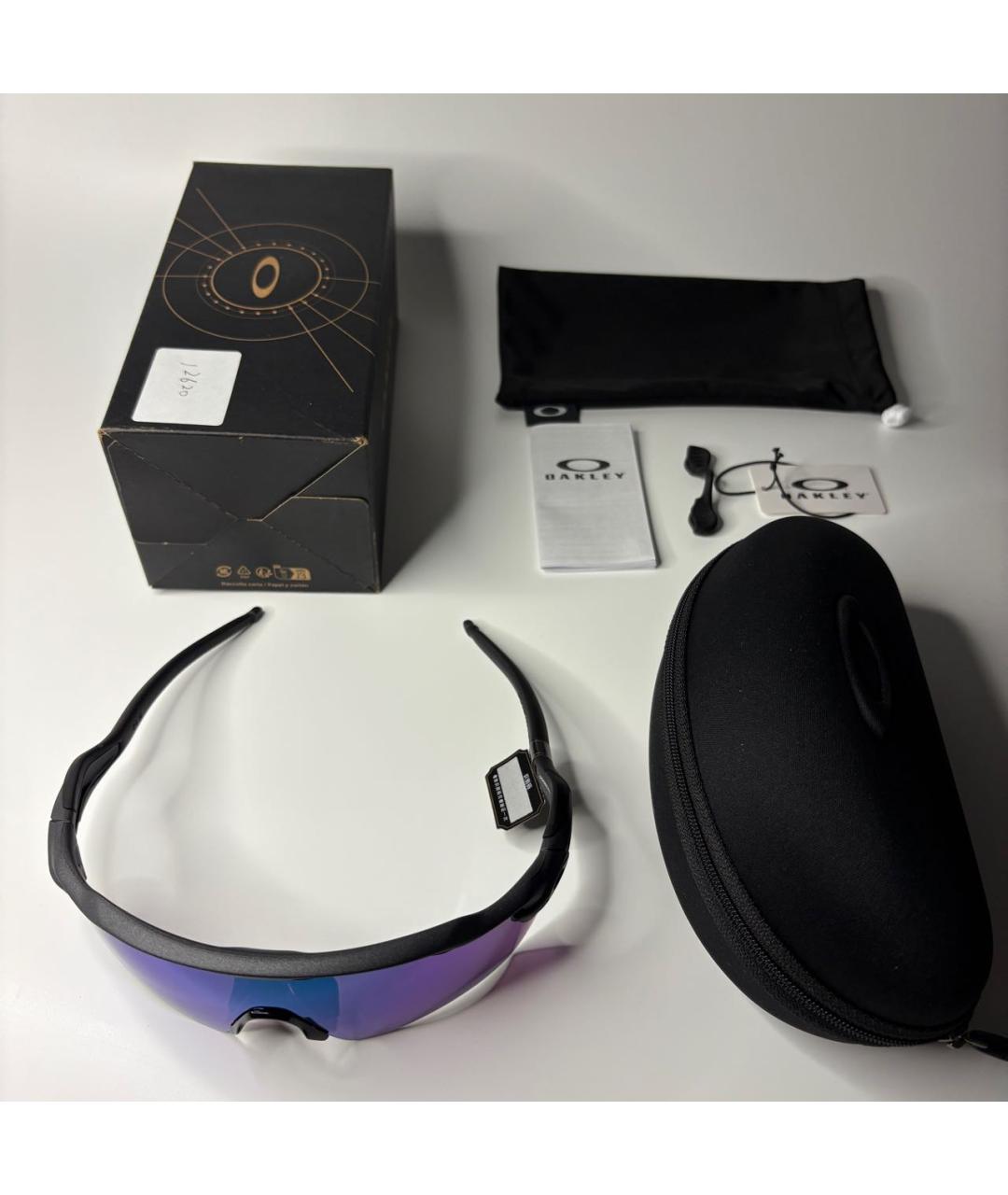 OAKLEY Черные пластиковые солнцезащитные очки, фото 6