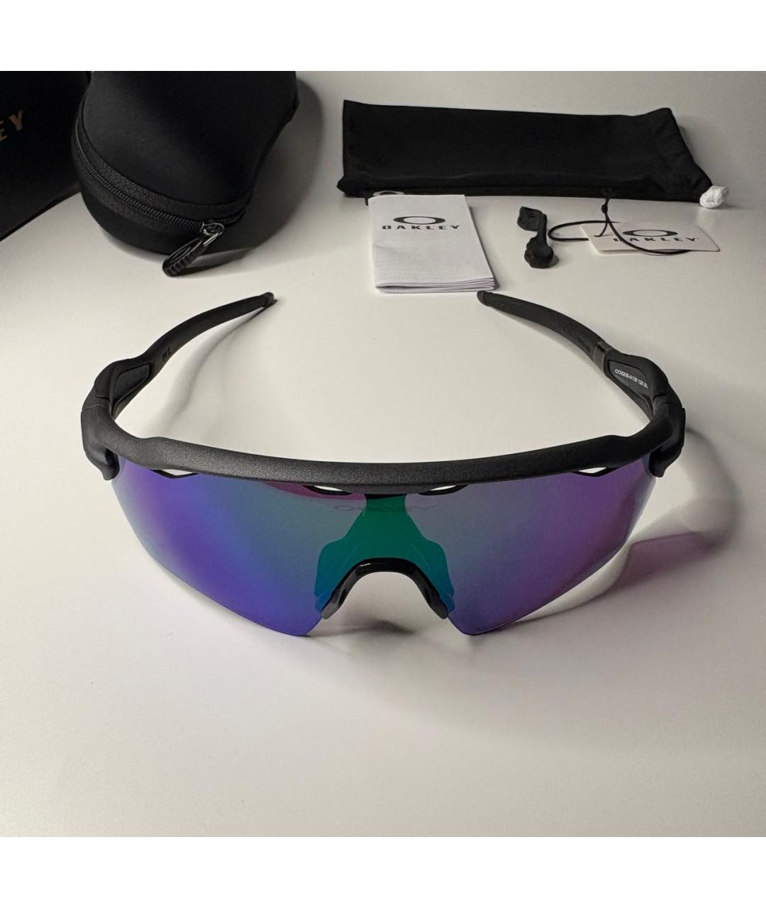 OAKLEY Черные пластиковые солнцезащитные очки, фото 7
