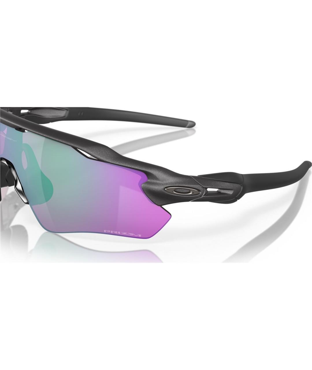OAKLEY Черные пластиковые солнцезащитные очки, фото 4