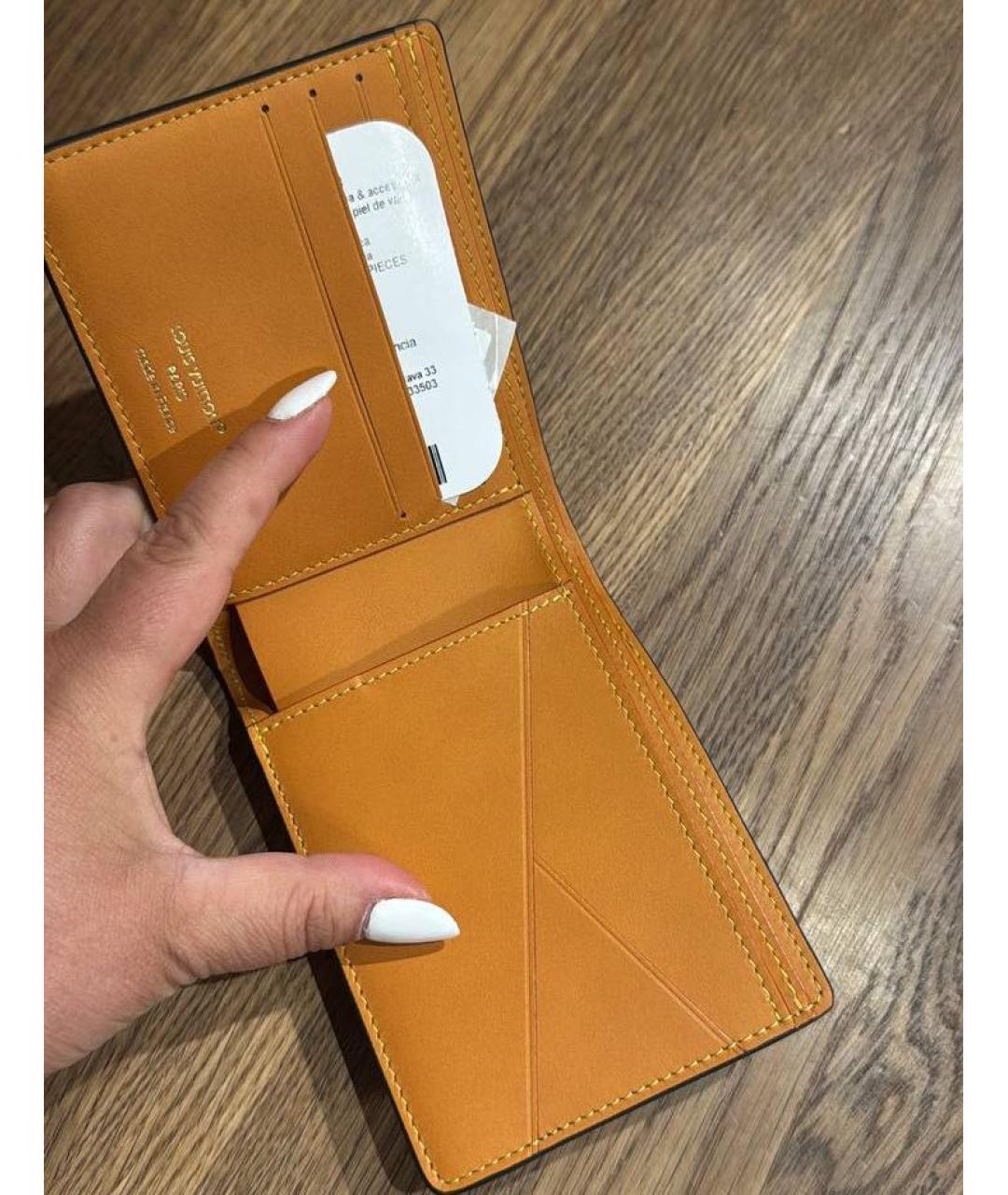 LOUIS VUITTON Коричневый кошелек, фото 3