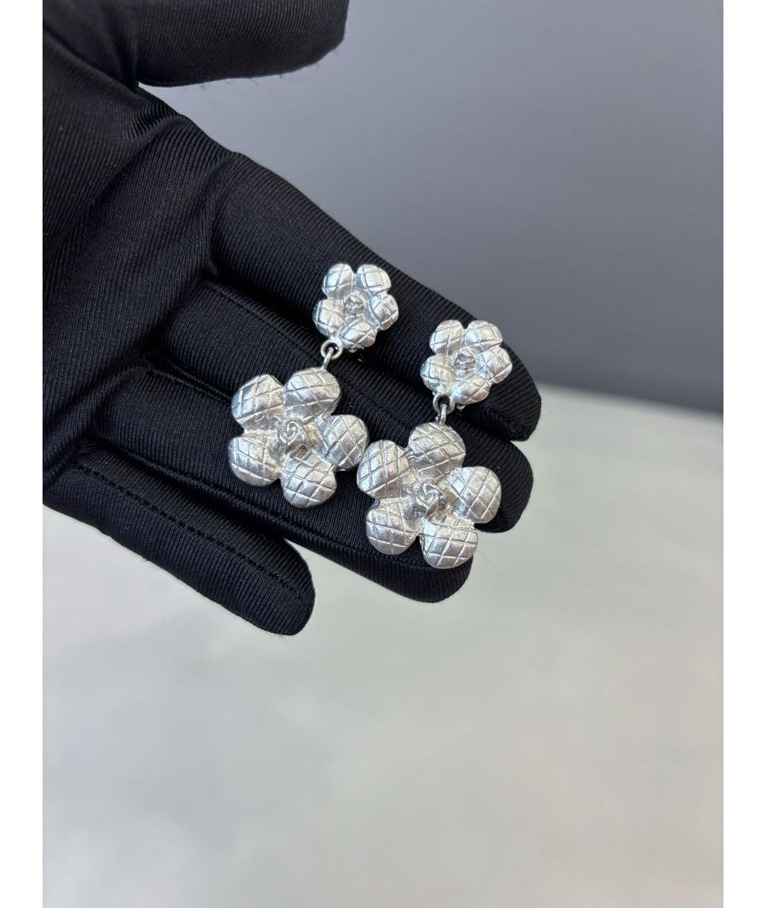 CHANEL Серебряные серьги, фото 2