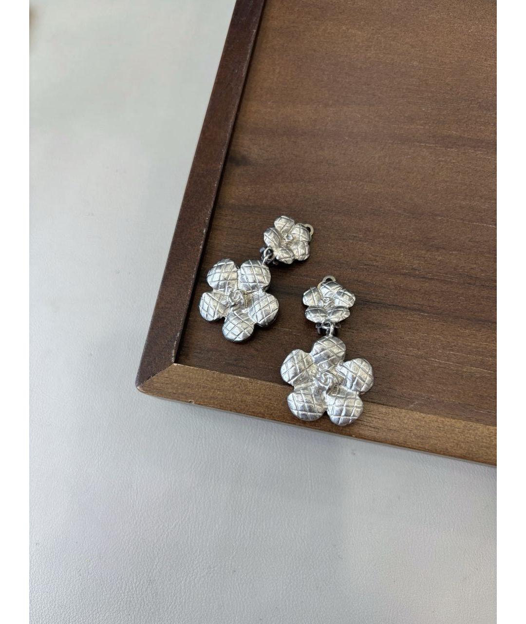 CHANEL Серебряные серьги, фото 6