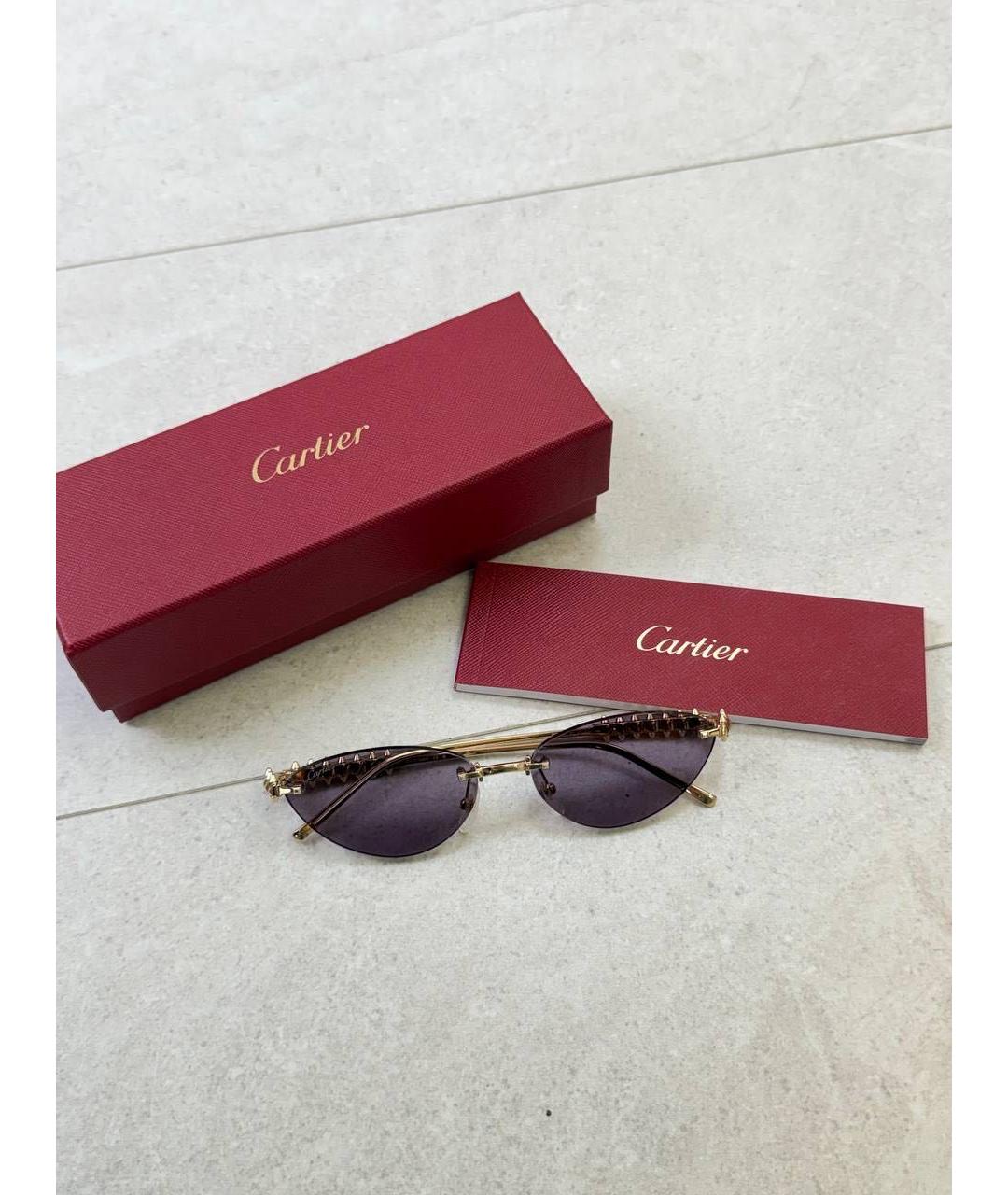 CARTIER Розовые солнцезащитные очки, фото 4