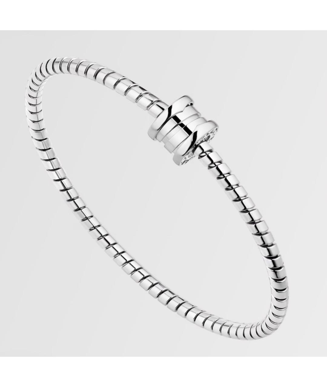 BVLGARI Серебряный браслет из белого золота, фото 3