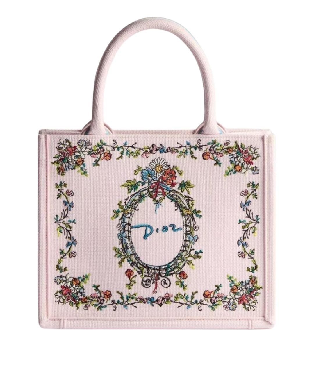 CHRISTIAN DIOR Розовая сумка тоут, фото 1