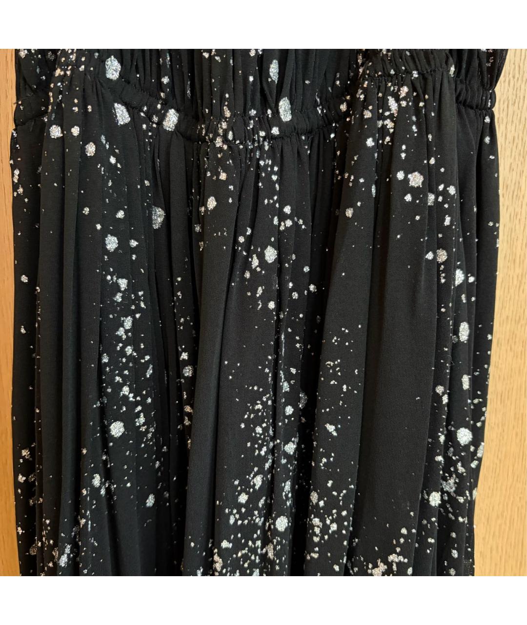 SAINT LAURENT Черное креповое коктейльное платье, фото 5