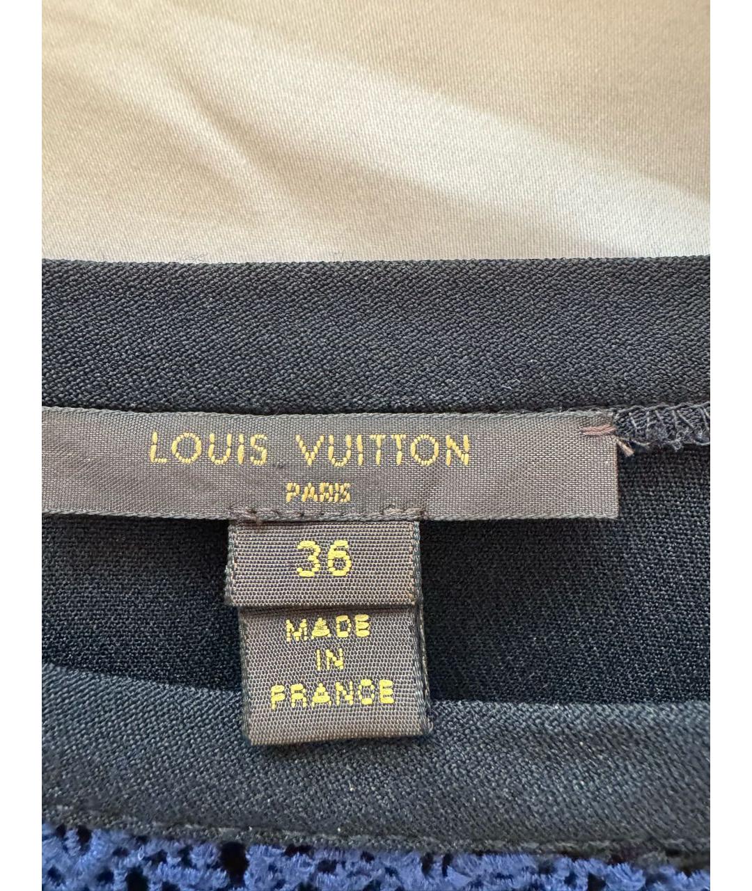 LOUIS VUITTON Мульти хлопко-эластановое повседневное платье, фото 3