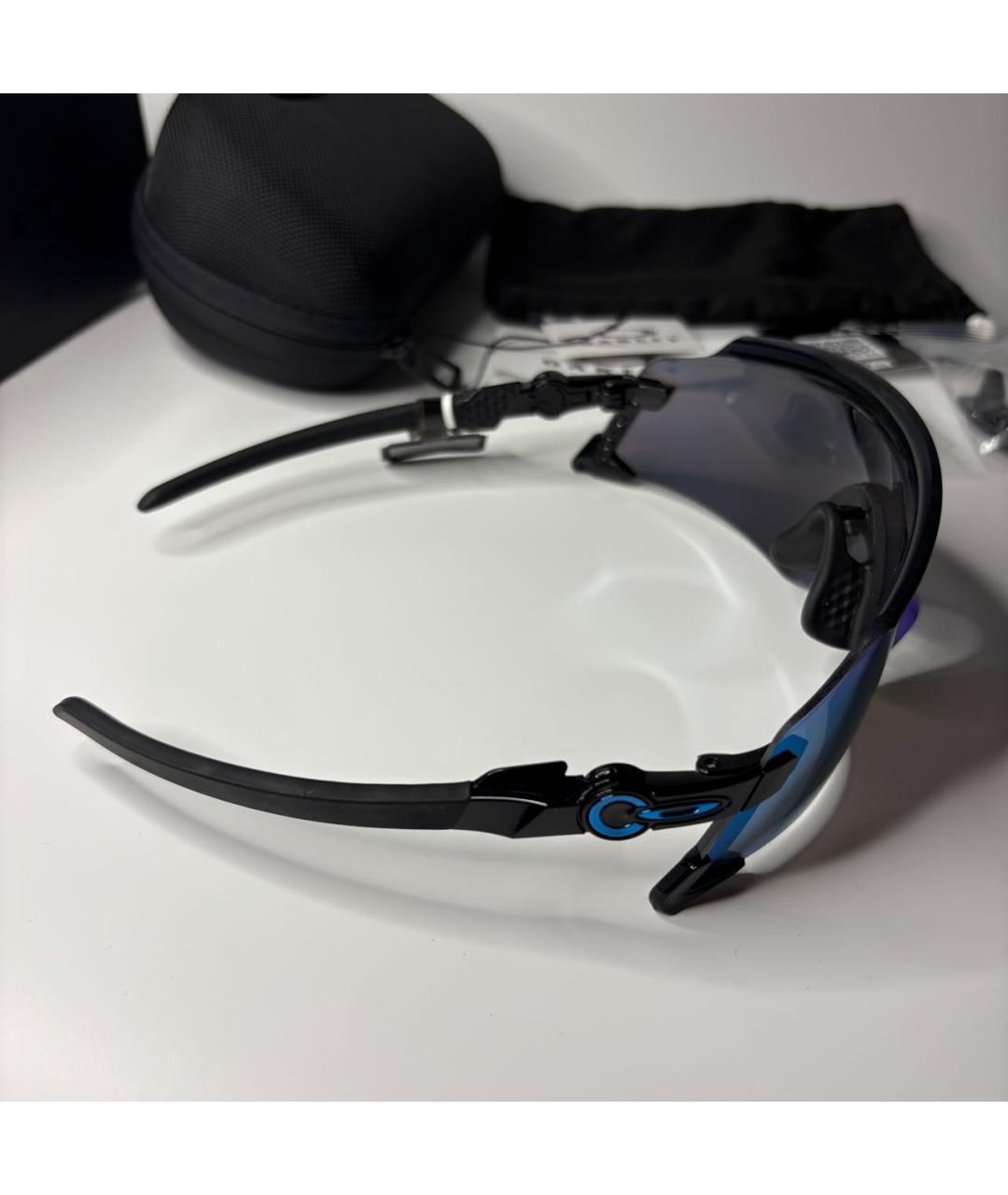 OAKLEY Синие пластиковые солнцезащитные очки, фото 8
