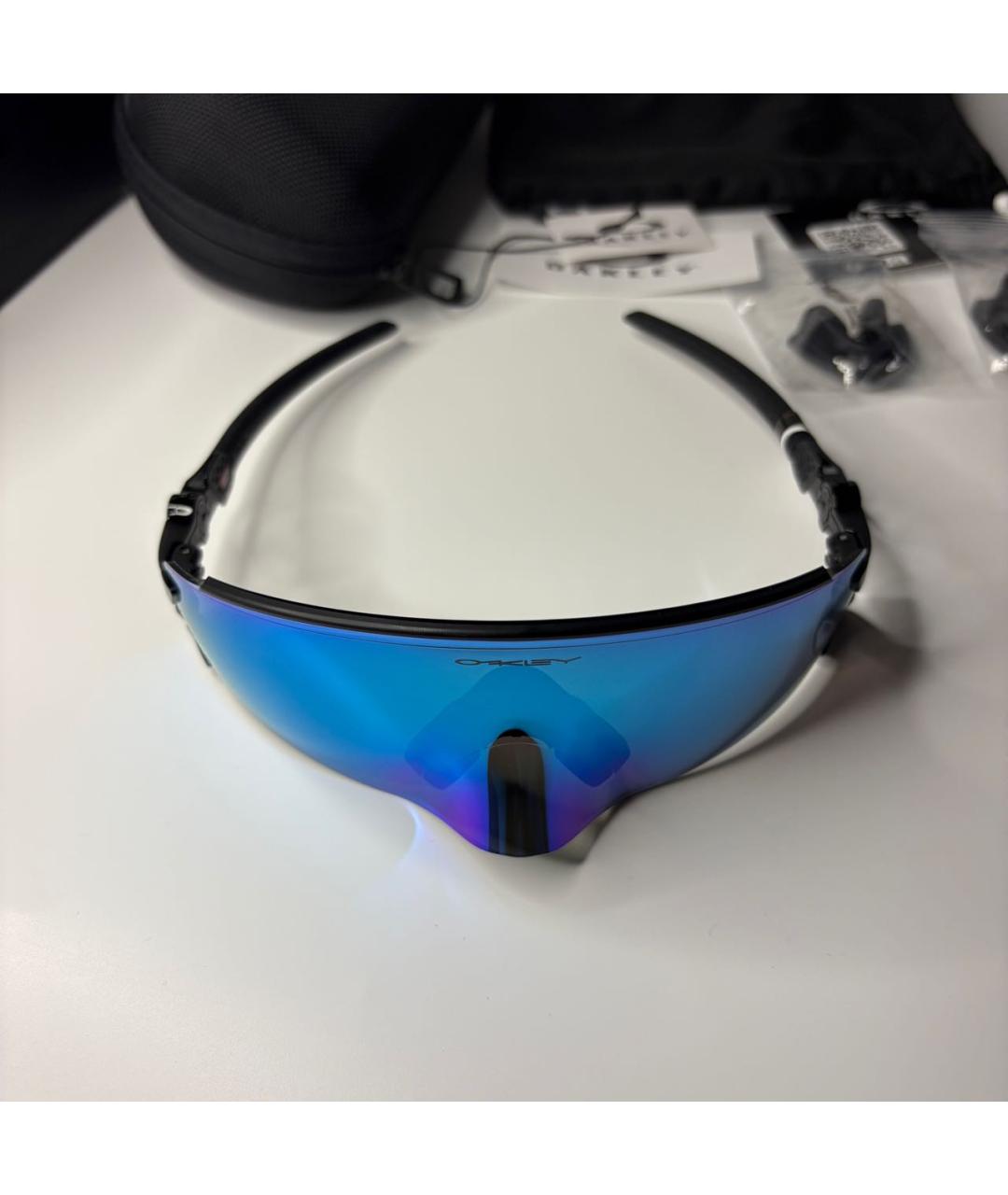OAKLEY Синие пластиковые солнцезащитные очки, фото 7