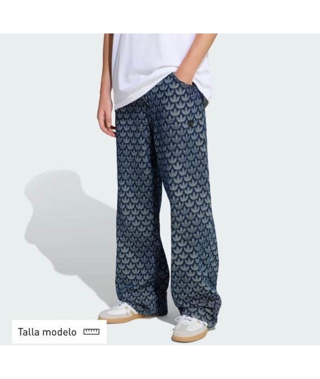 ADIDAS Синие деним повседневные брюки, фото 2
