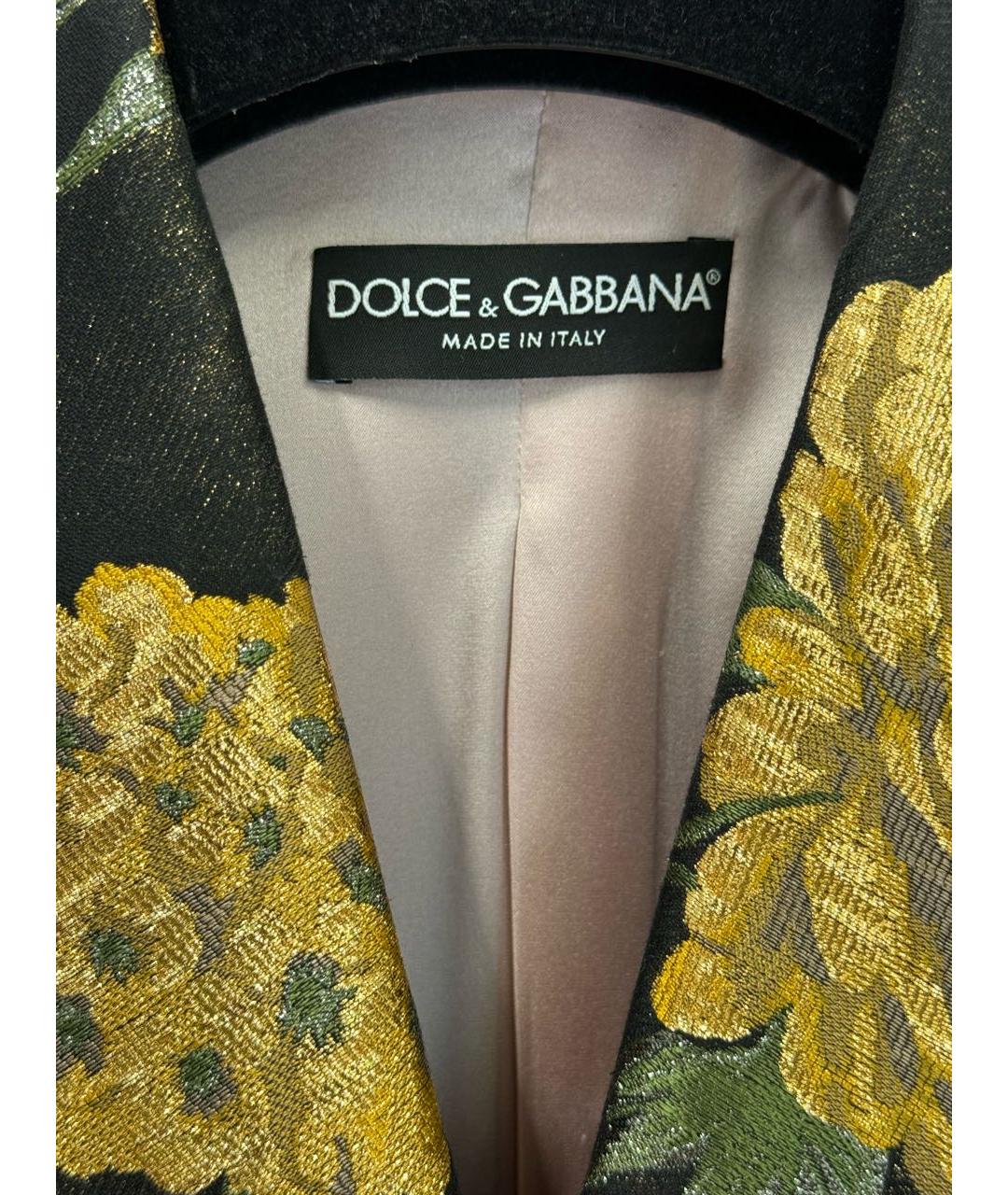 DOLCE&GABBANA Черный шерстяной жилет, фото 7