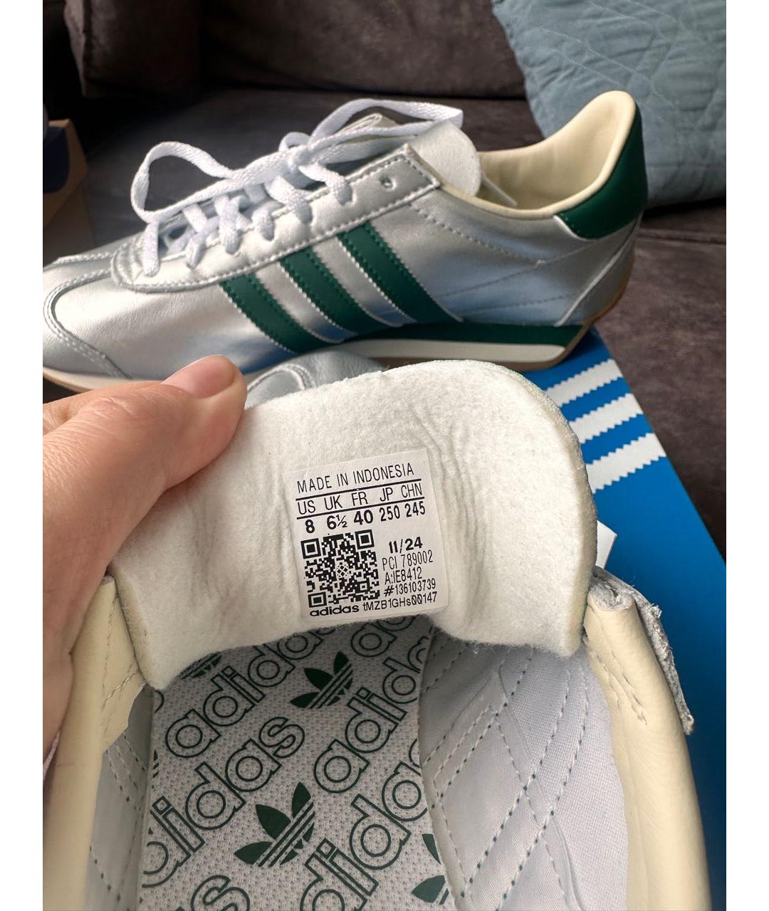 ADIDAS Серебряные кроссовки, фото 5
