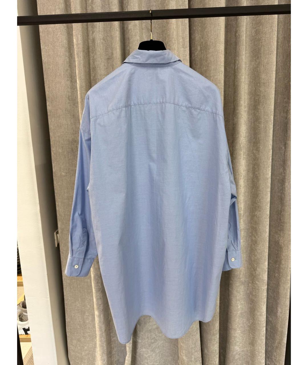 PRADA Голубое хлопковое повседневное платье, фото 4