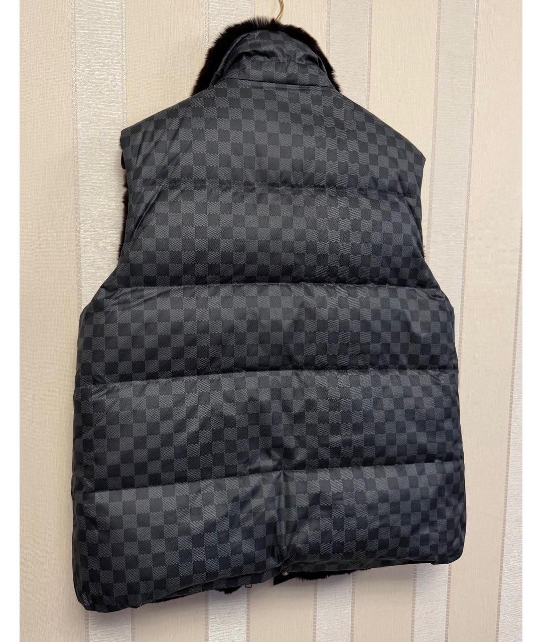 LOUIS VUITTON Черный жилет, фото 4