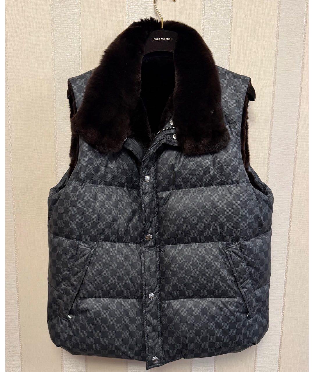 LOUIS VUITTON Черный жилет, фото 8