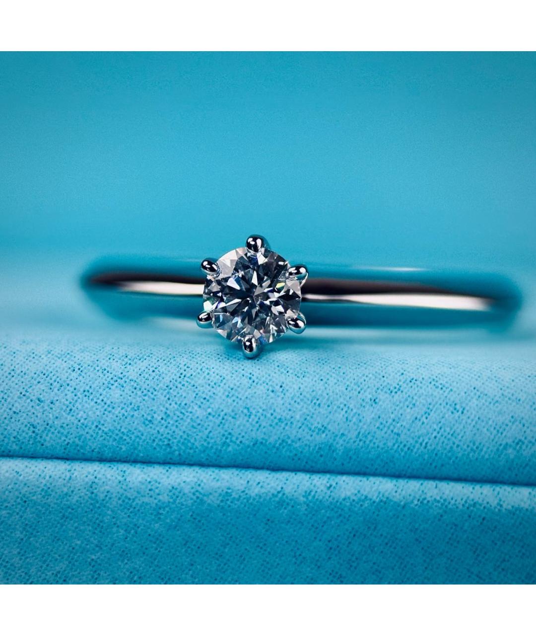 TIFFANY&CO Серебряное платиновое кольцо, фото 3