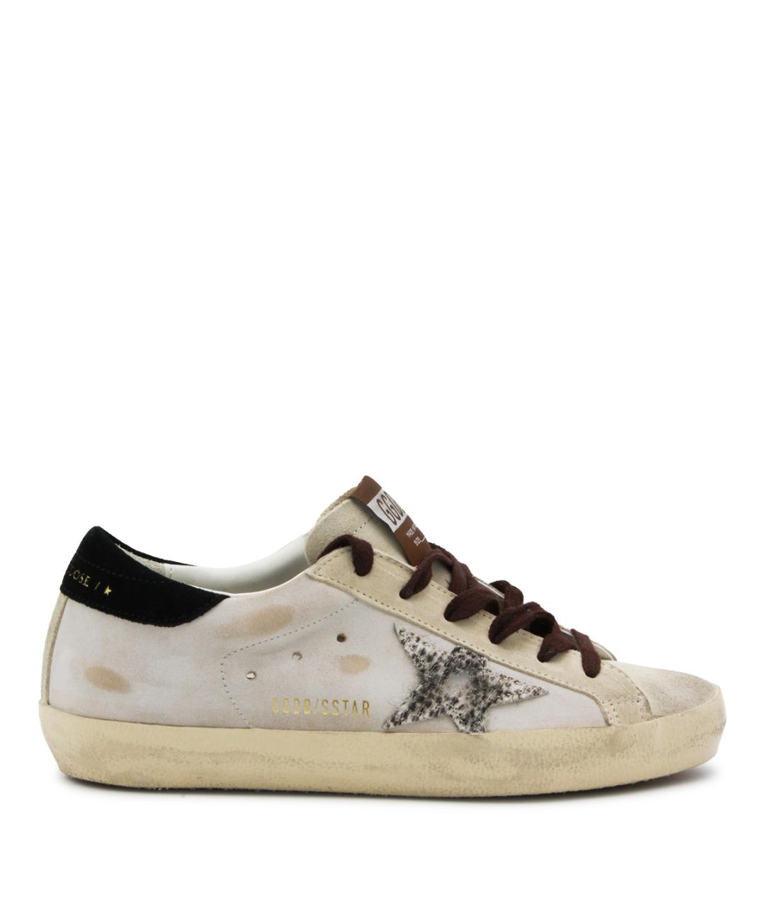 GOLDEN GOOSE DELUXE BRAND Белые кожаные кеды, фото 1