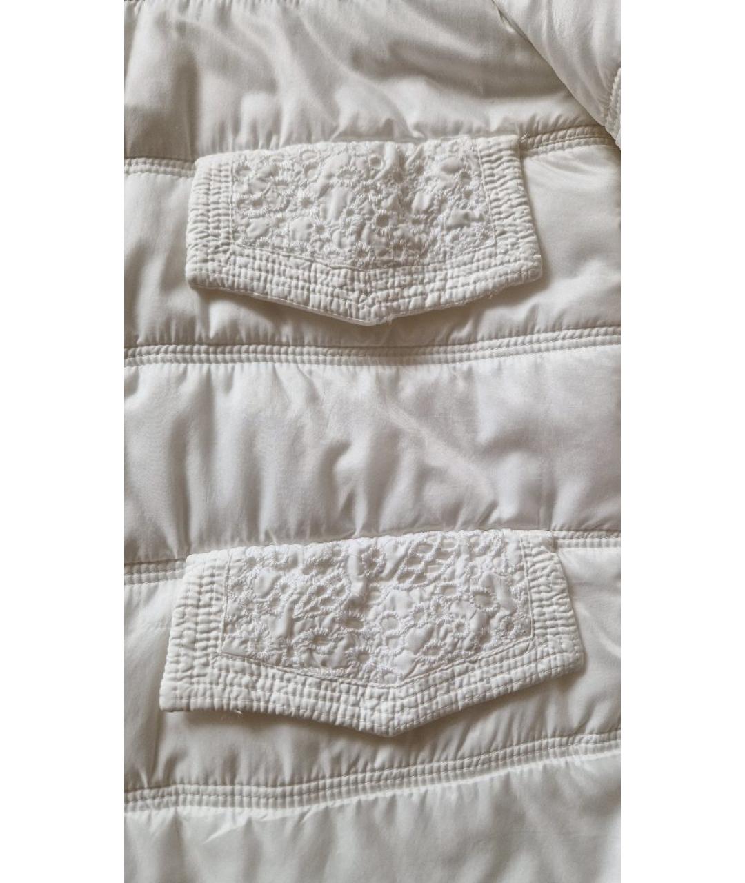 ERMANNO SCERVINO Белая полиамидовая куртка, фото 4