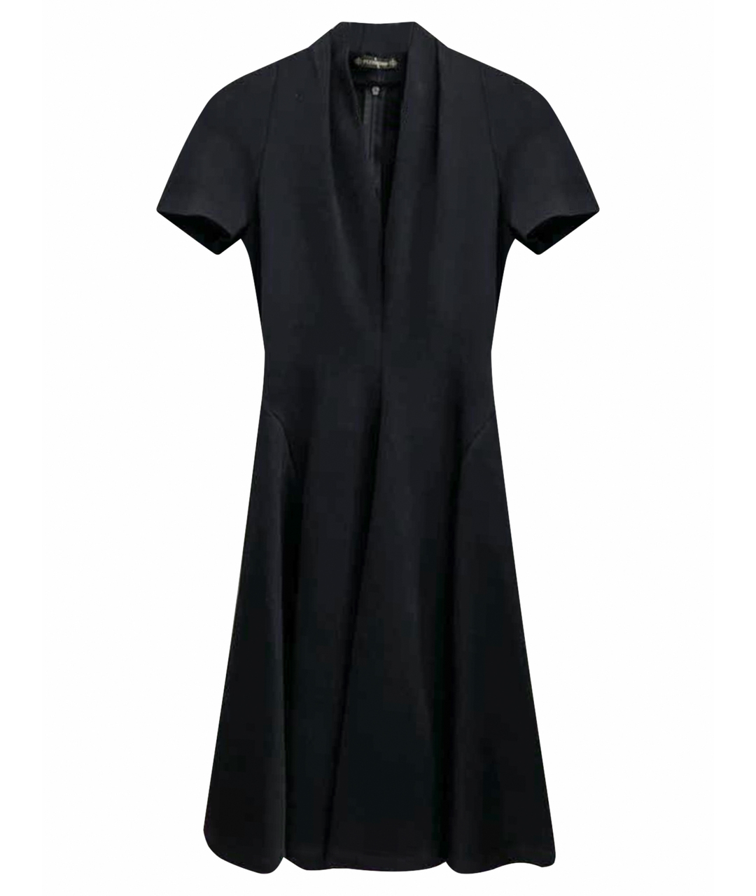 PLEIN SUD Черное вискозное повседневное платье, фото 1