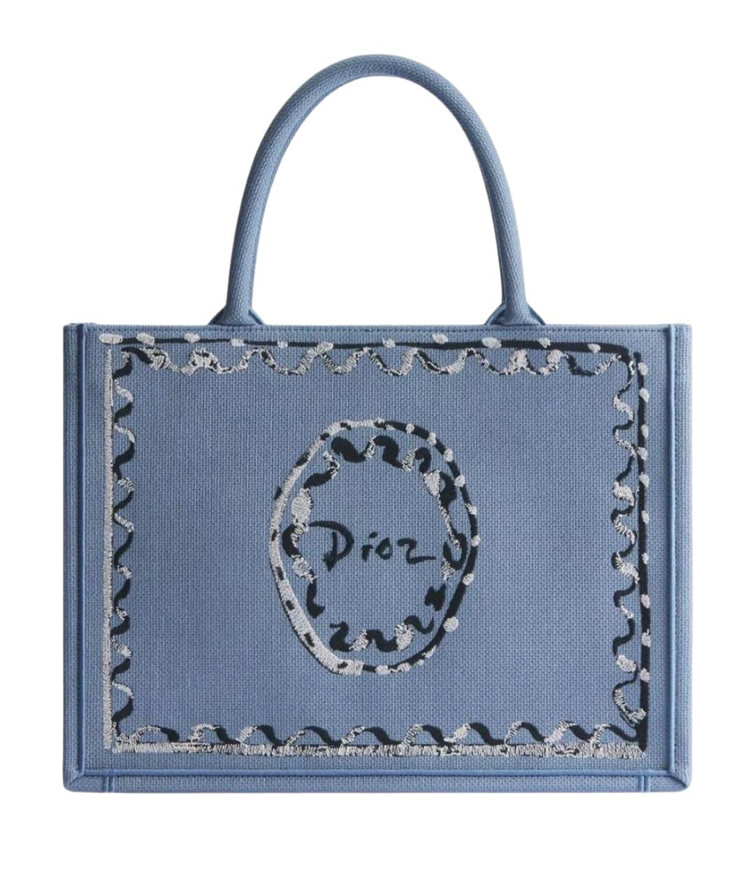 CHRISTIAN DIOR Серая сумка тоут, фото 1