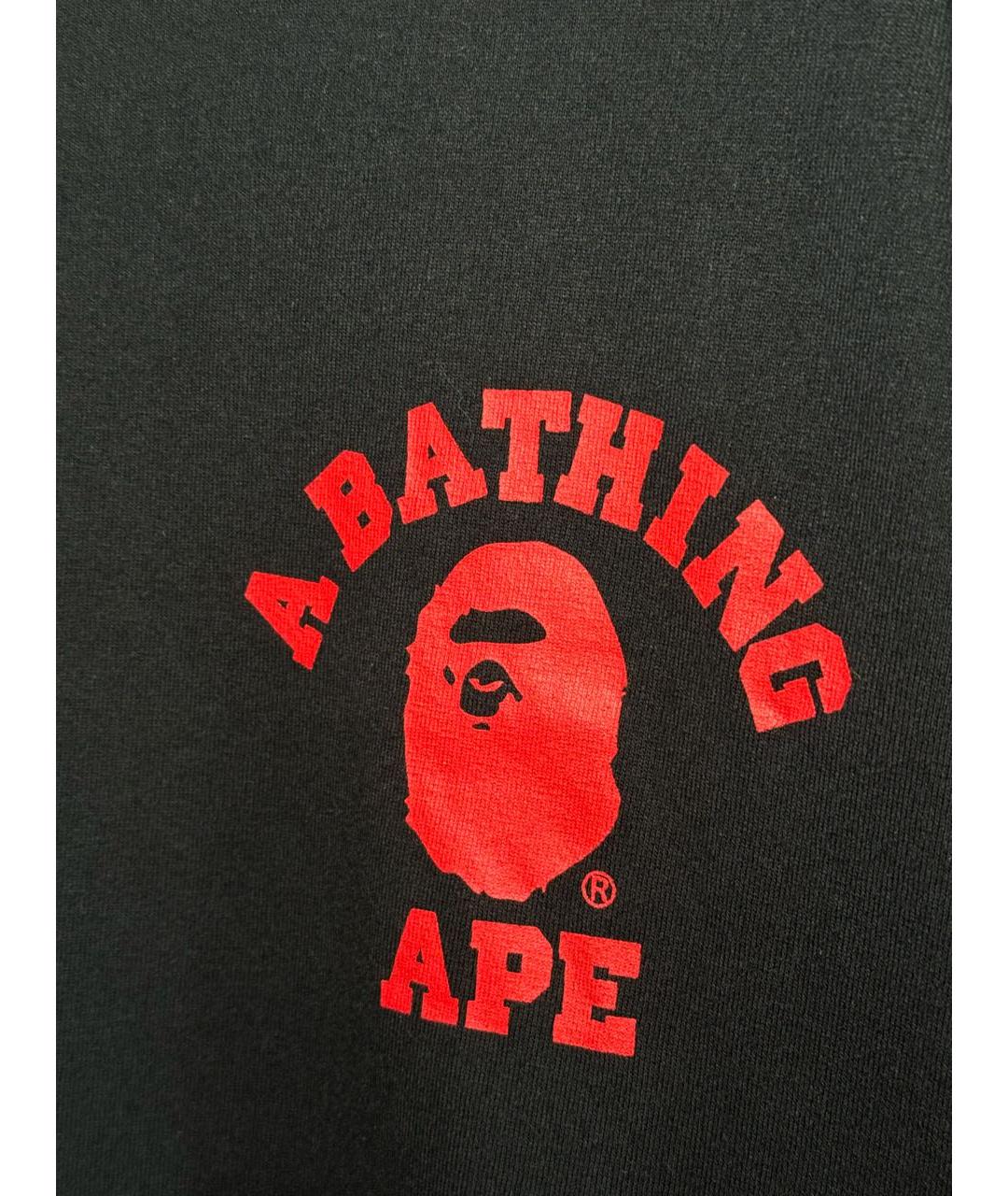 BAPE Черная хлопковая футболка, фото 3