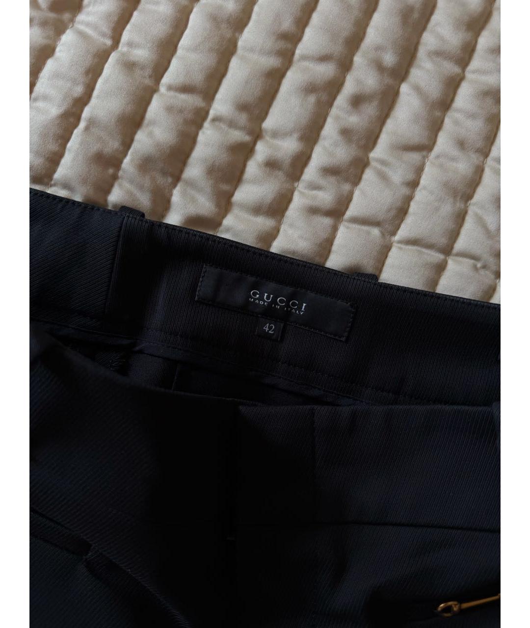 GUCCI Черные хлопковые шорты, фото 6