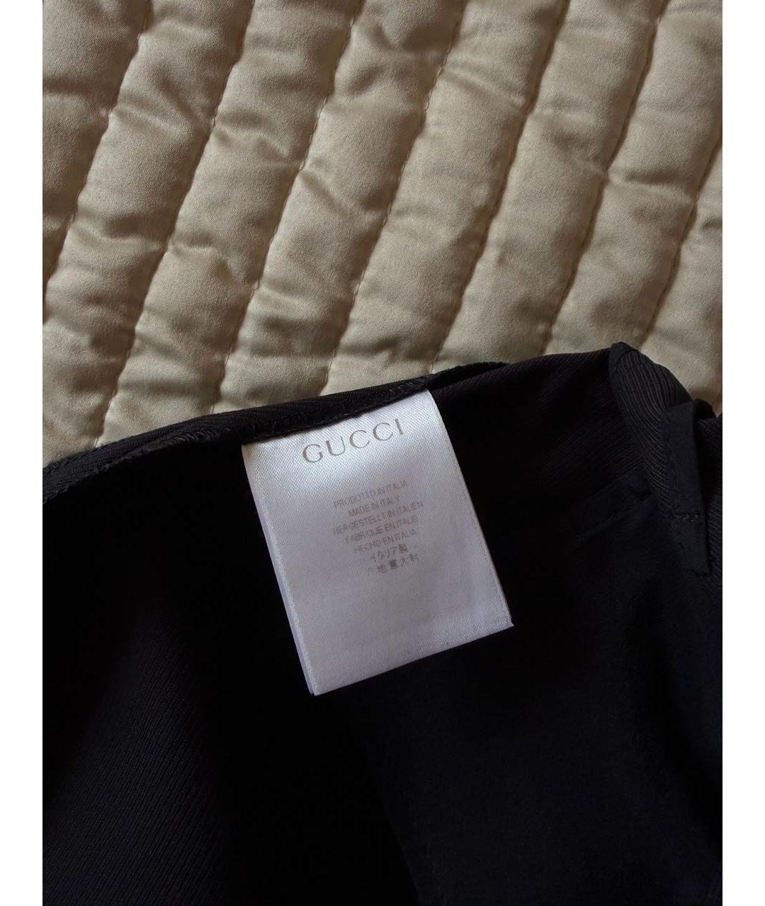 GUCCI Черные хлопковые шорты, фото 7