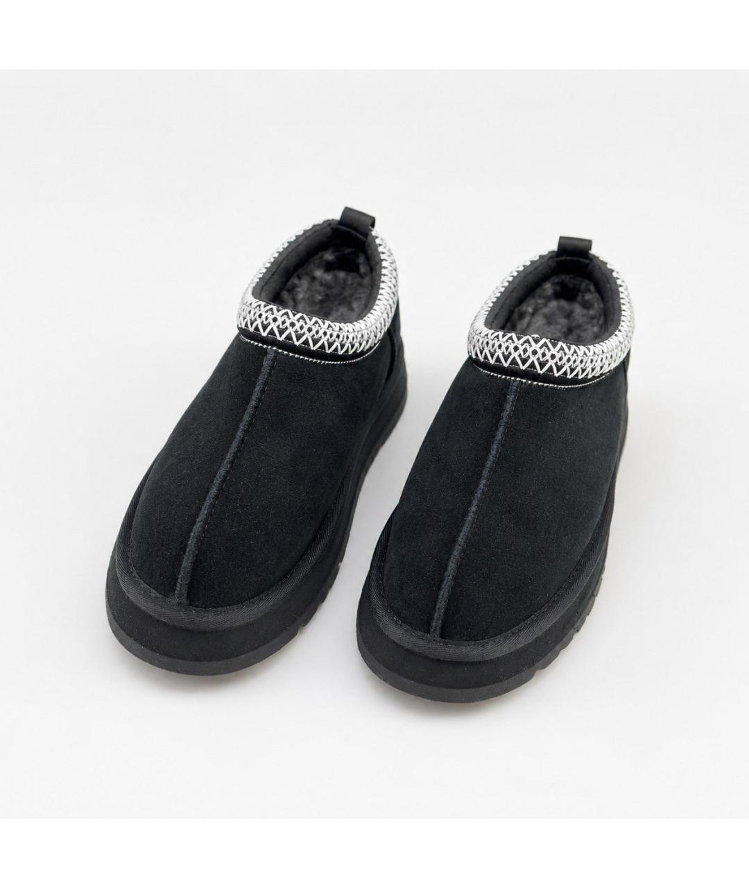 UGG AUSTRALIA Черные замшевые сабо, фото 3