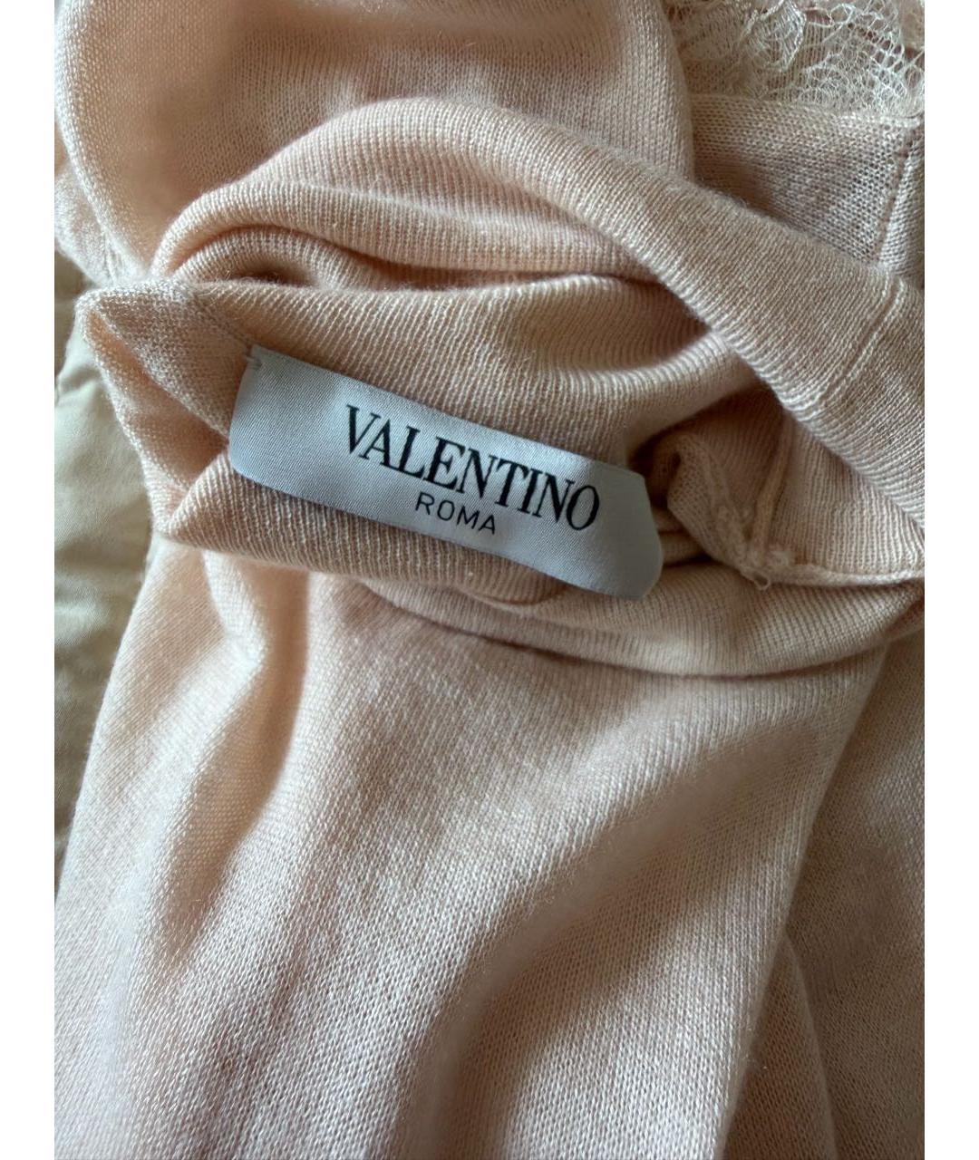 VALENTINO Бежевая шерстяная водолазка, фото 4
