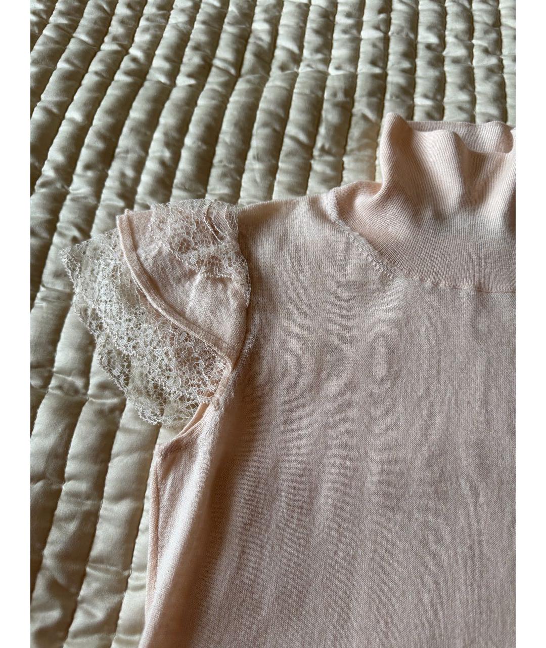 VALENTINO Бежевая шерстяная водолазка, фото 2