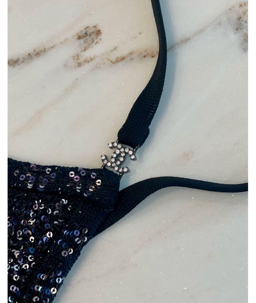 CHANEL Черная майка, фото 5