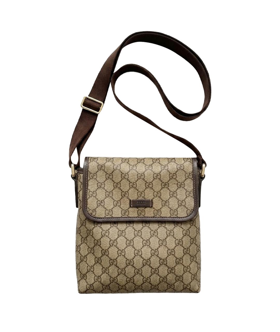GUCCI Бежевая сумка на плечо, фото 1
