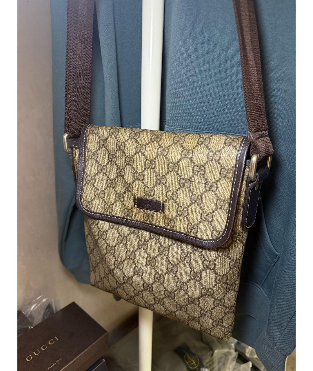 GUCCI Бежевая сумка на плечо, фото 2