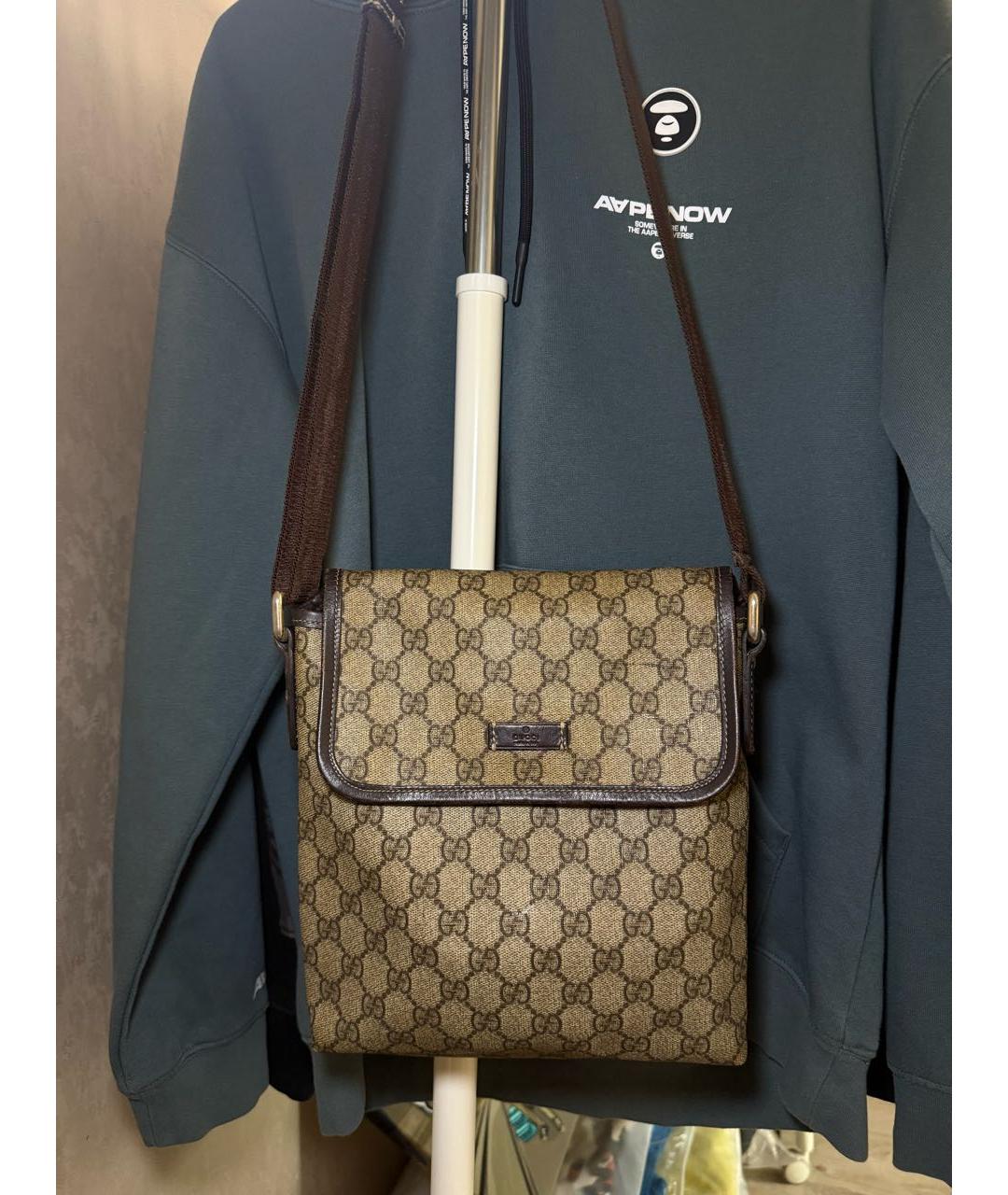 GUCCI Бежевая сумка на плечо, фото 9