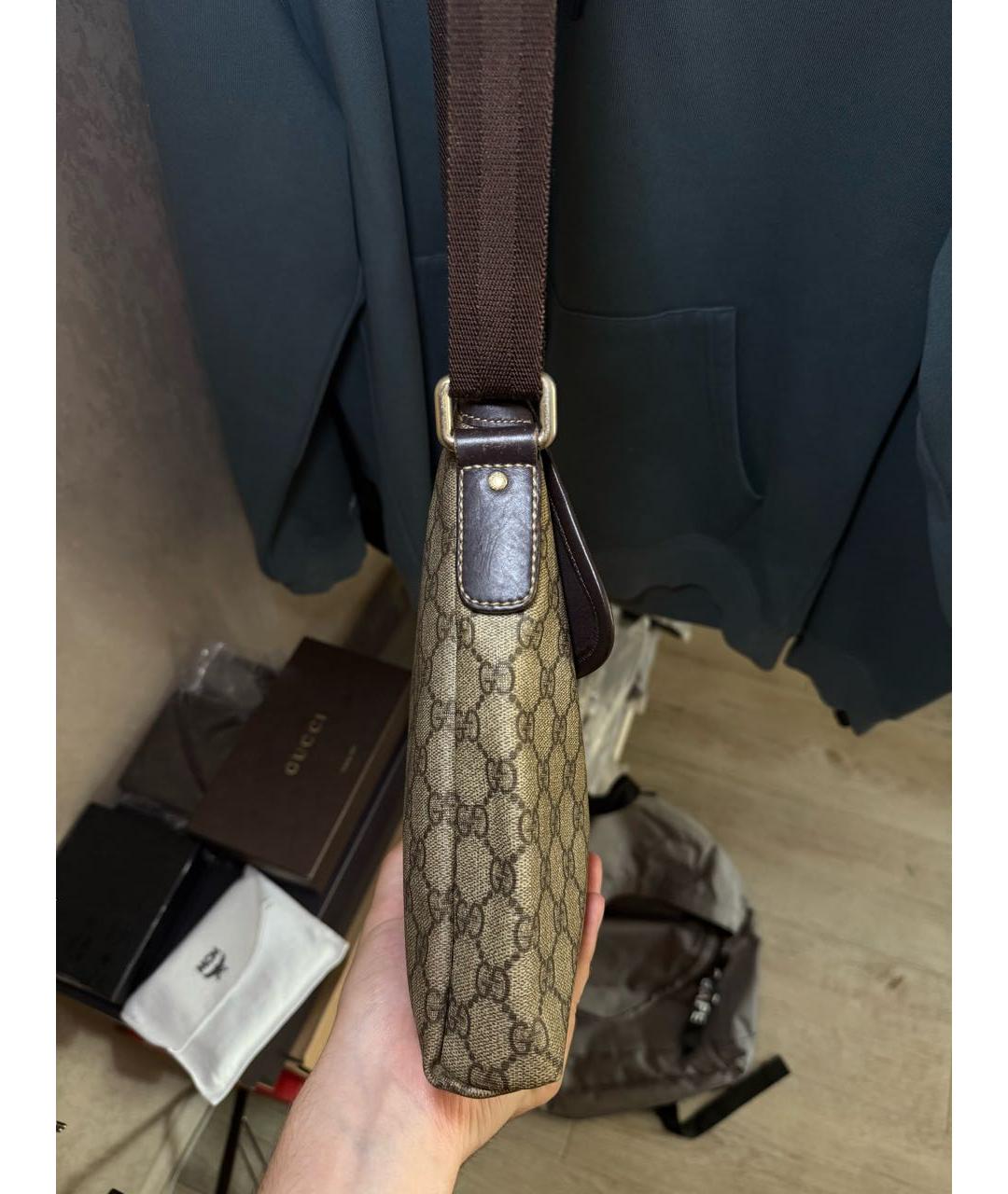 GUCCI Бежевая сумка на плечо, фото 8