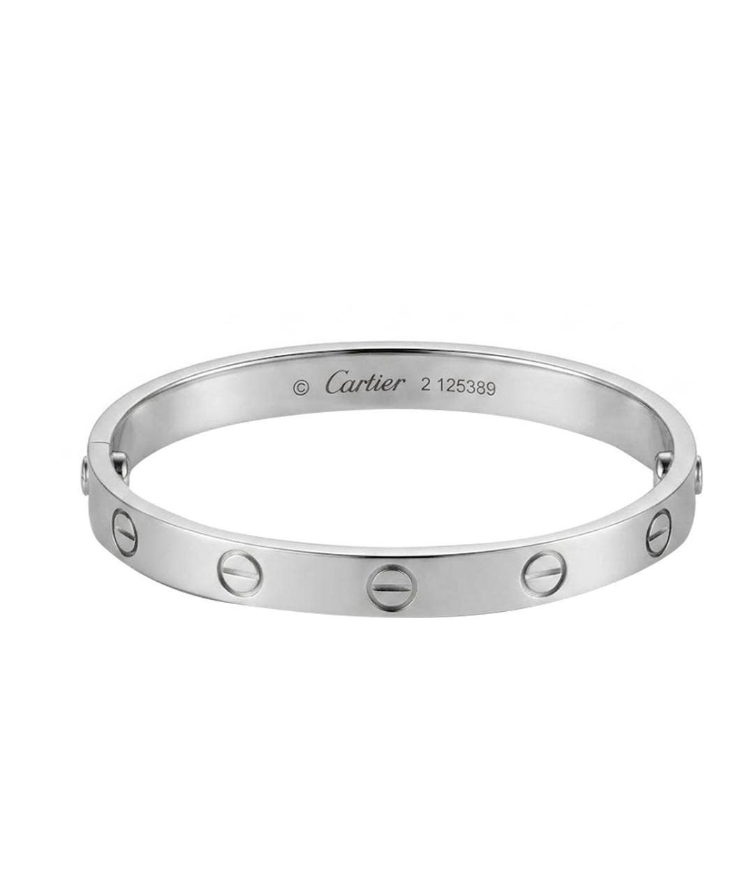 CARTIER Серебряный браслет из белого золота, фото 1