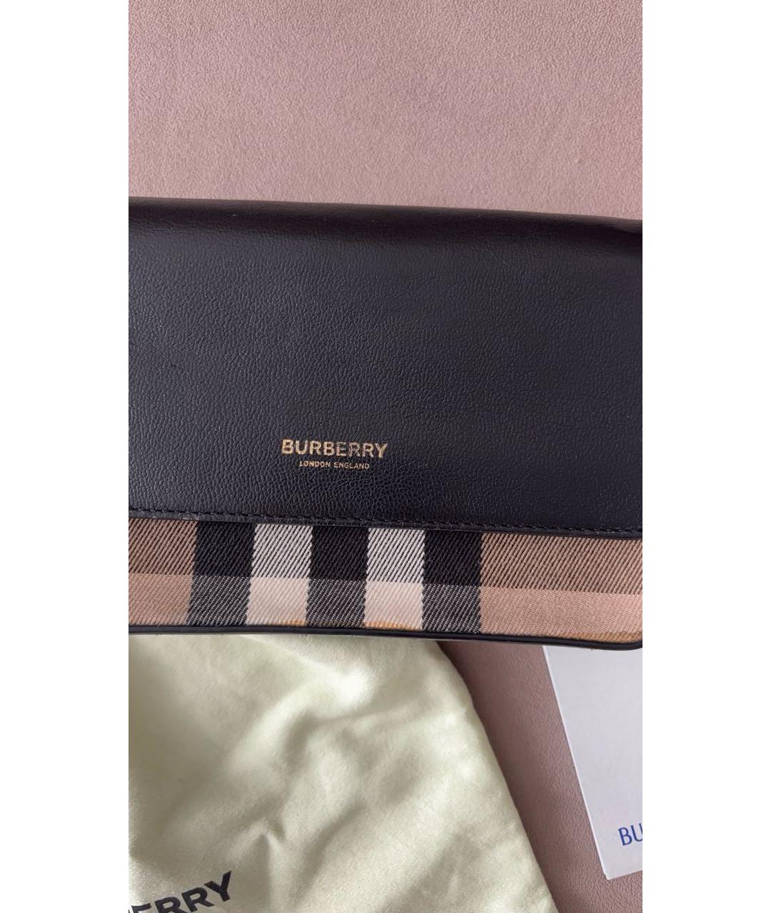 BURBERRY Черная сумка через плечо, фото 5